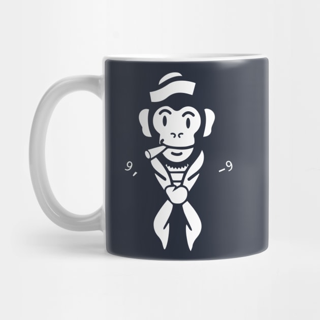 Sailor Monkey - White by thebuggalo